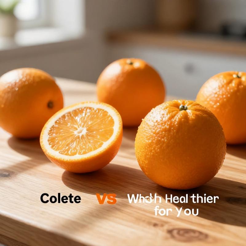 Colete x Laranja: Qual é a Opção Mais Saudável para Você?